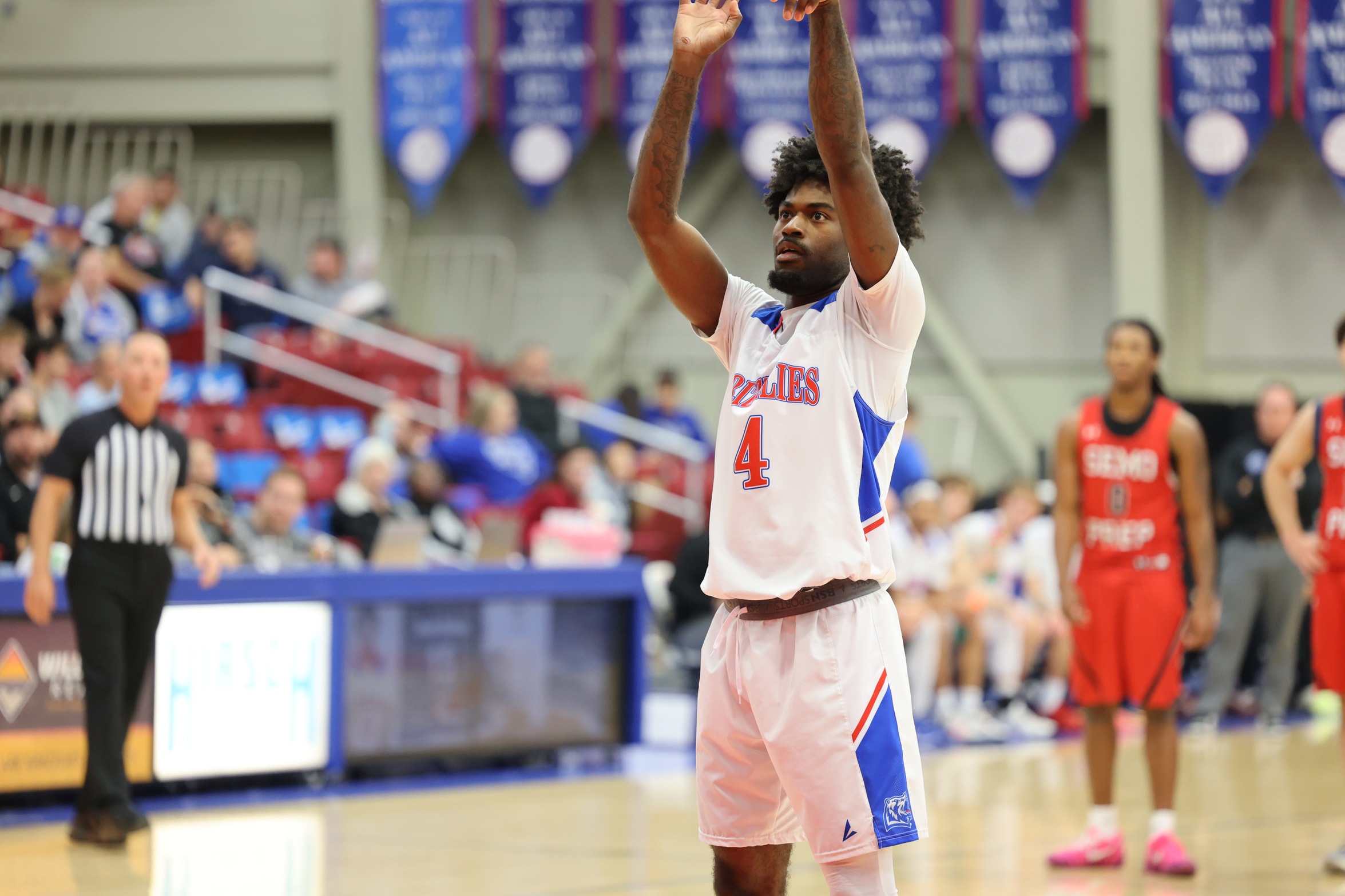 Ace Evans at the free throw line