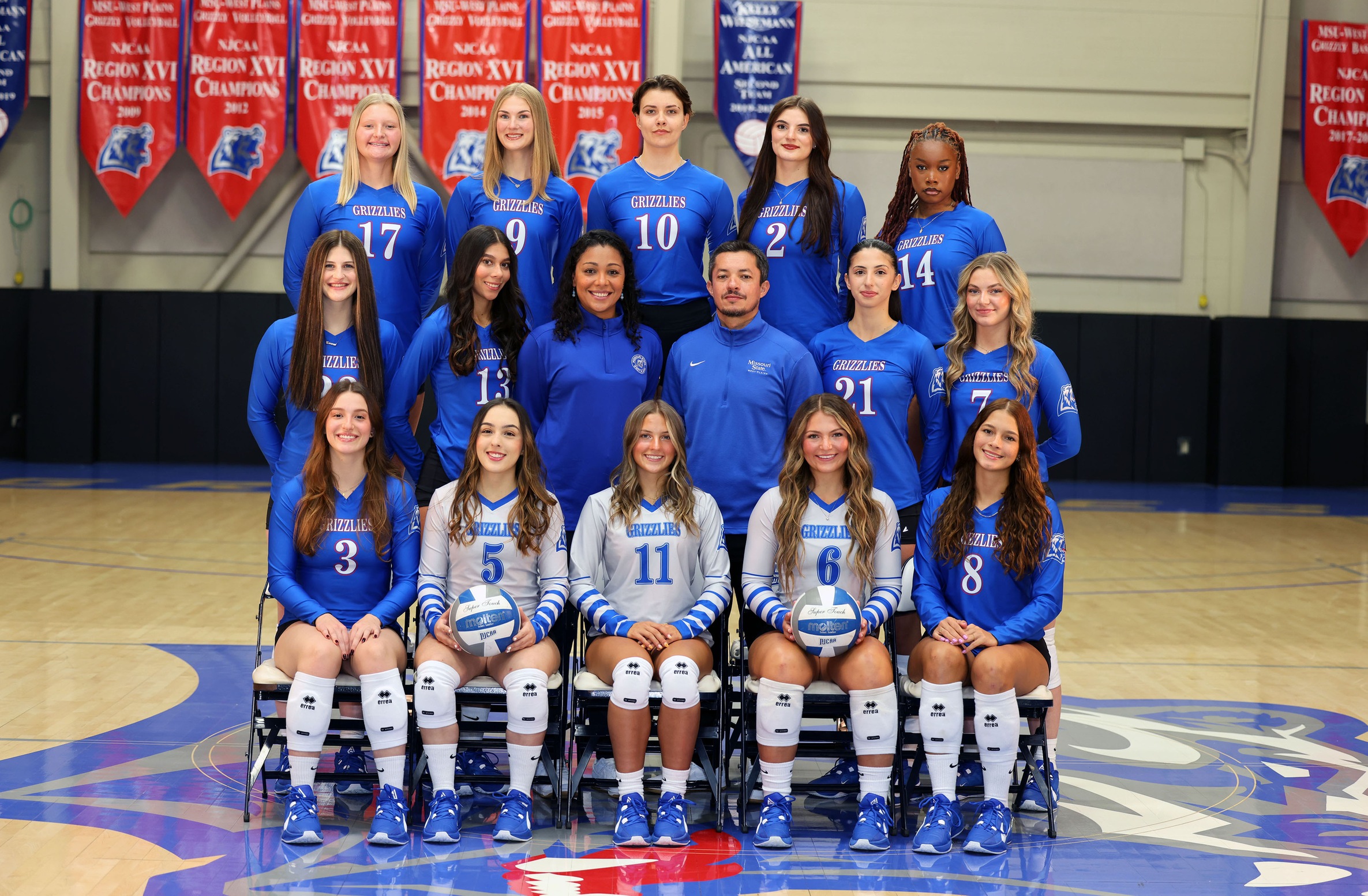 The 2024-2025 Grizzly Volleyball team. (MSU-WP Photo)